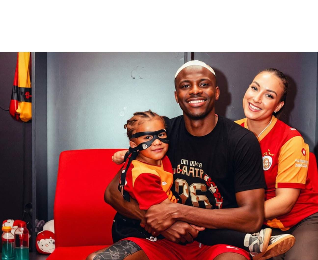 Victor Osimhen Welcomes Second Baby Girl Liora Audrey with Partner Stefanie – Galatasaray Star Celebrates Double Joy